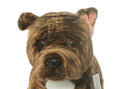 Brindle Staffordshire Bull Terrier Plush Toy - Realistic 12in Plushie