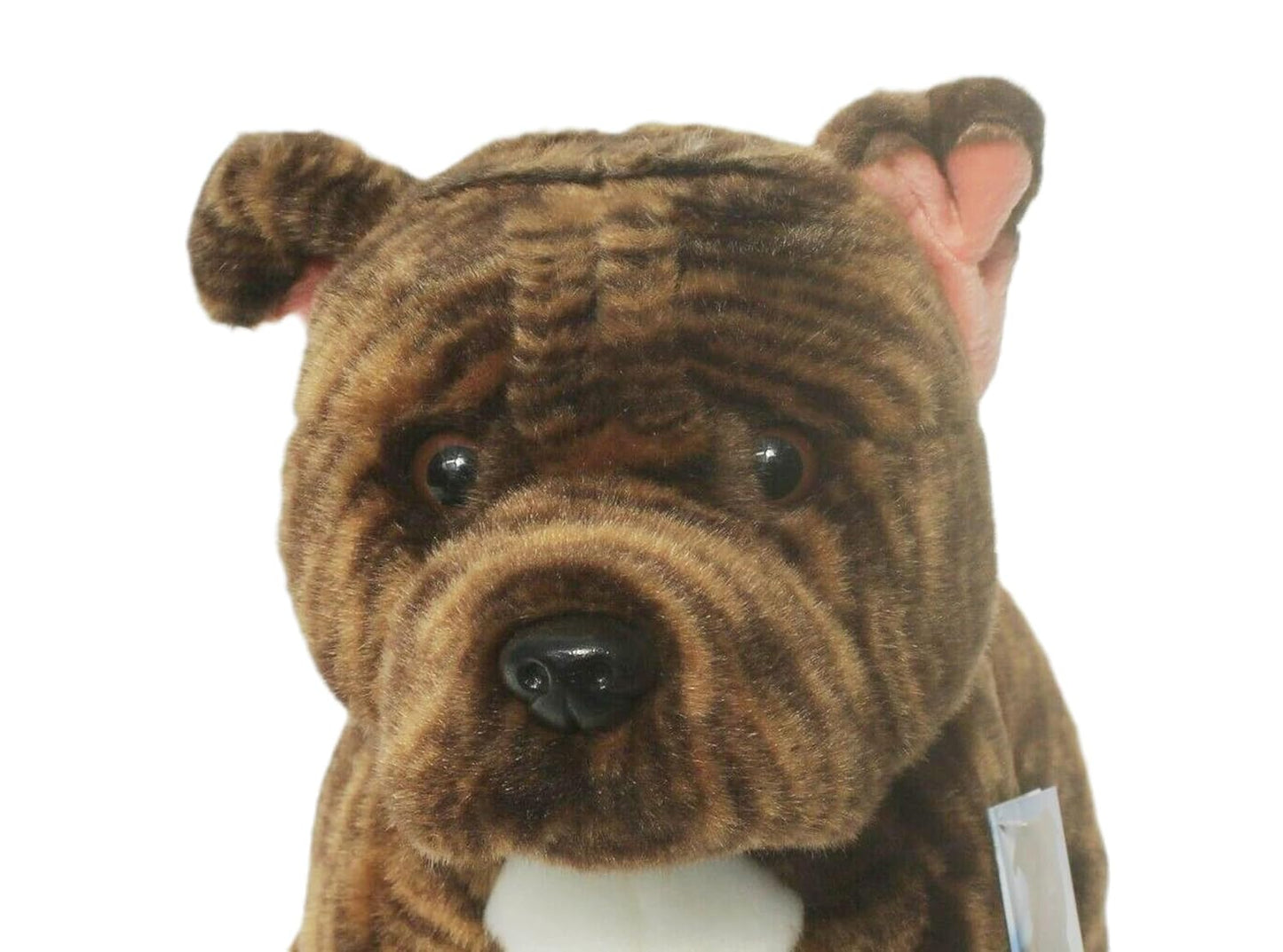 Brindle Staffordshire Bull Terrier Plush Toy for All Occasions