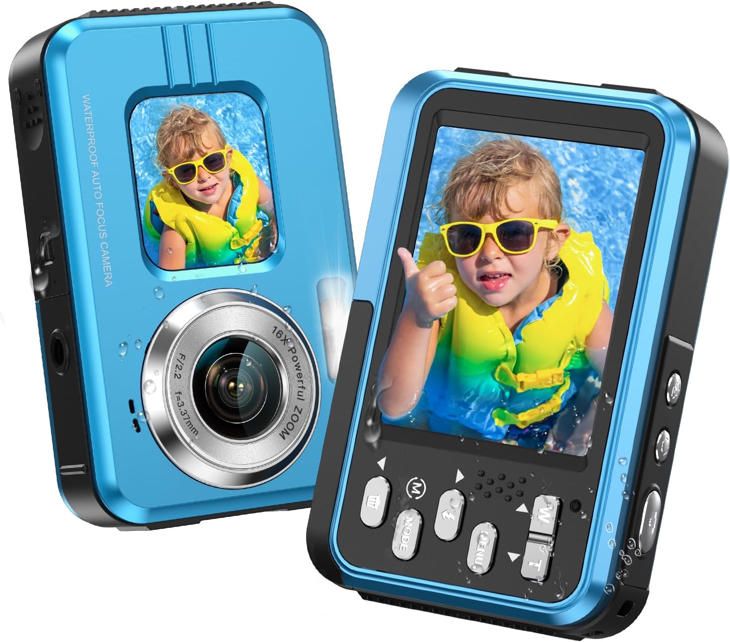 4K Underwater Camera Snorkeling with 64MP Autofocus Features