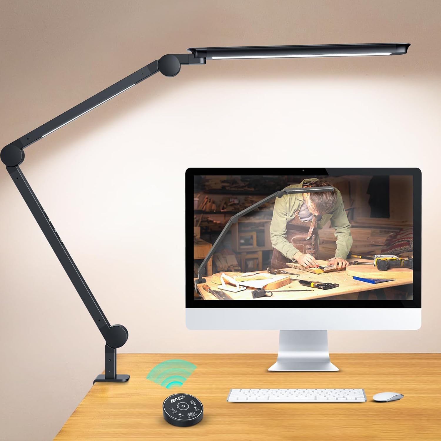 Ultra-Bright LED Desk Lamp Pak- Adjustable Swing Arm