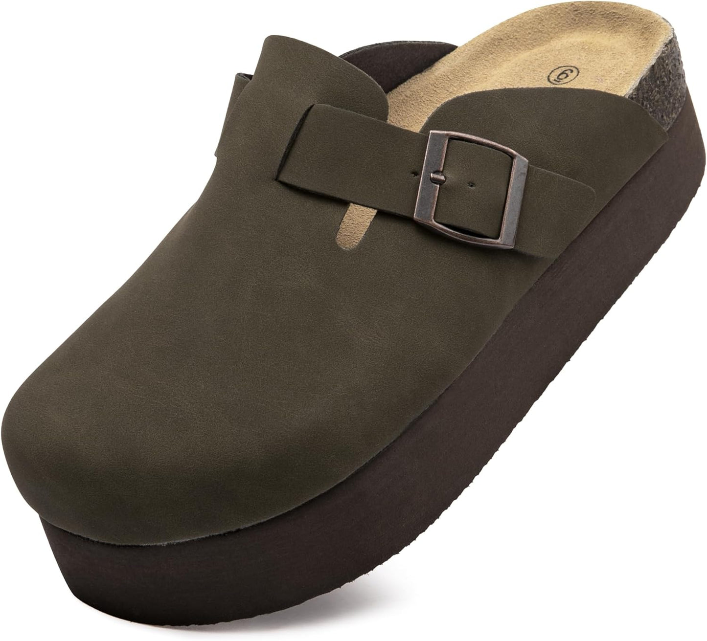 Comfortable Women's Suede Clogs with Arch Support and Style