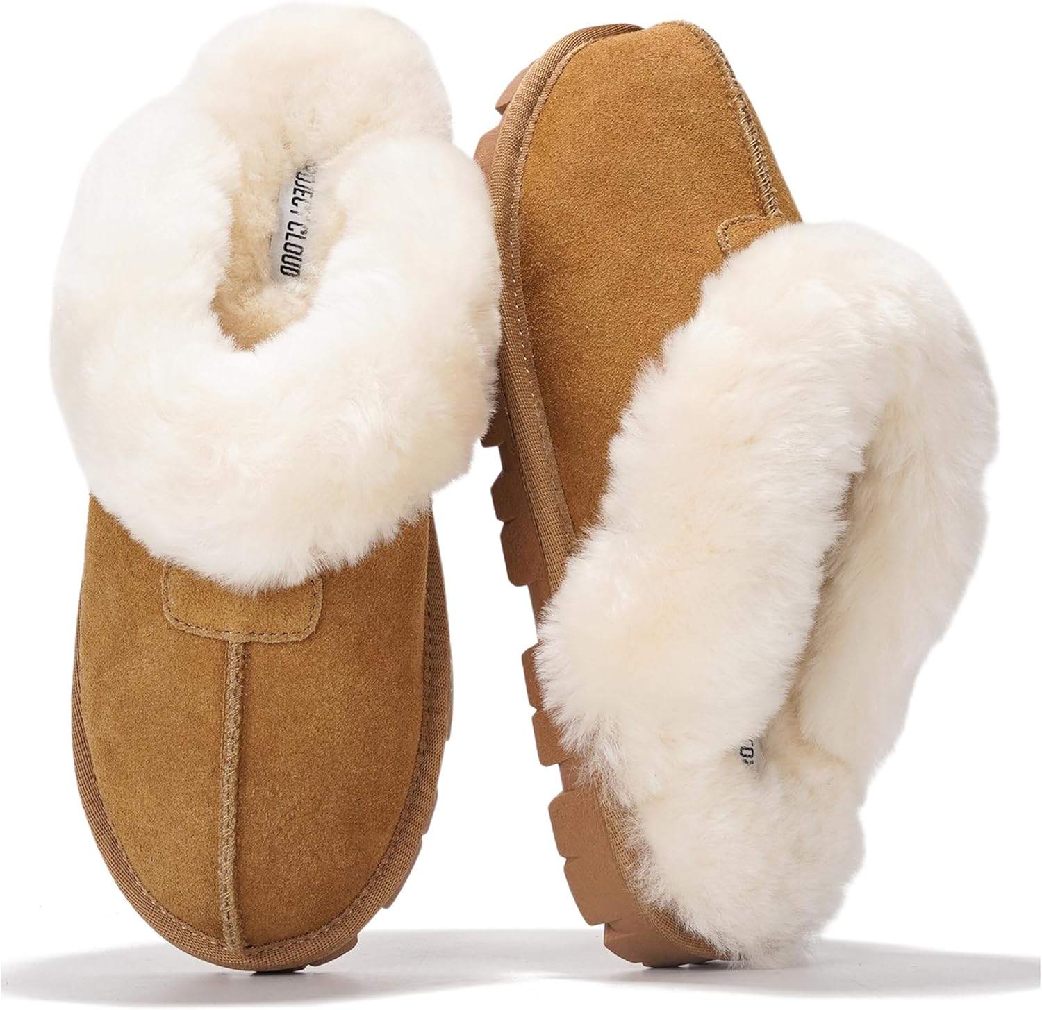 Project Cloud Hedy Genuine Leather House Slippers for Women