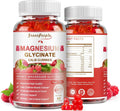 Magnesium Glycinate Gummies 400mg - Sugar Free Raspberry Calm Support