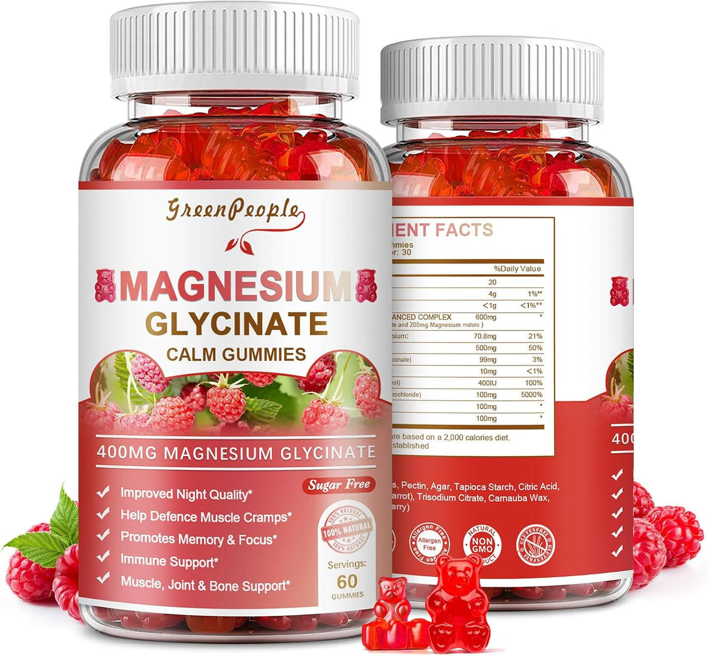 Magnesium Glycinate Gummies for Calm Support & Sleep