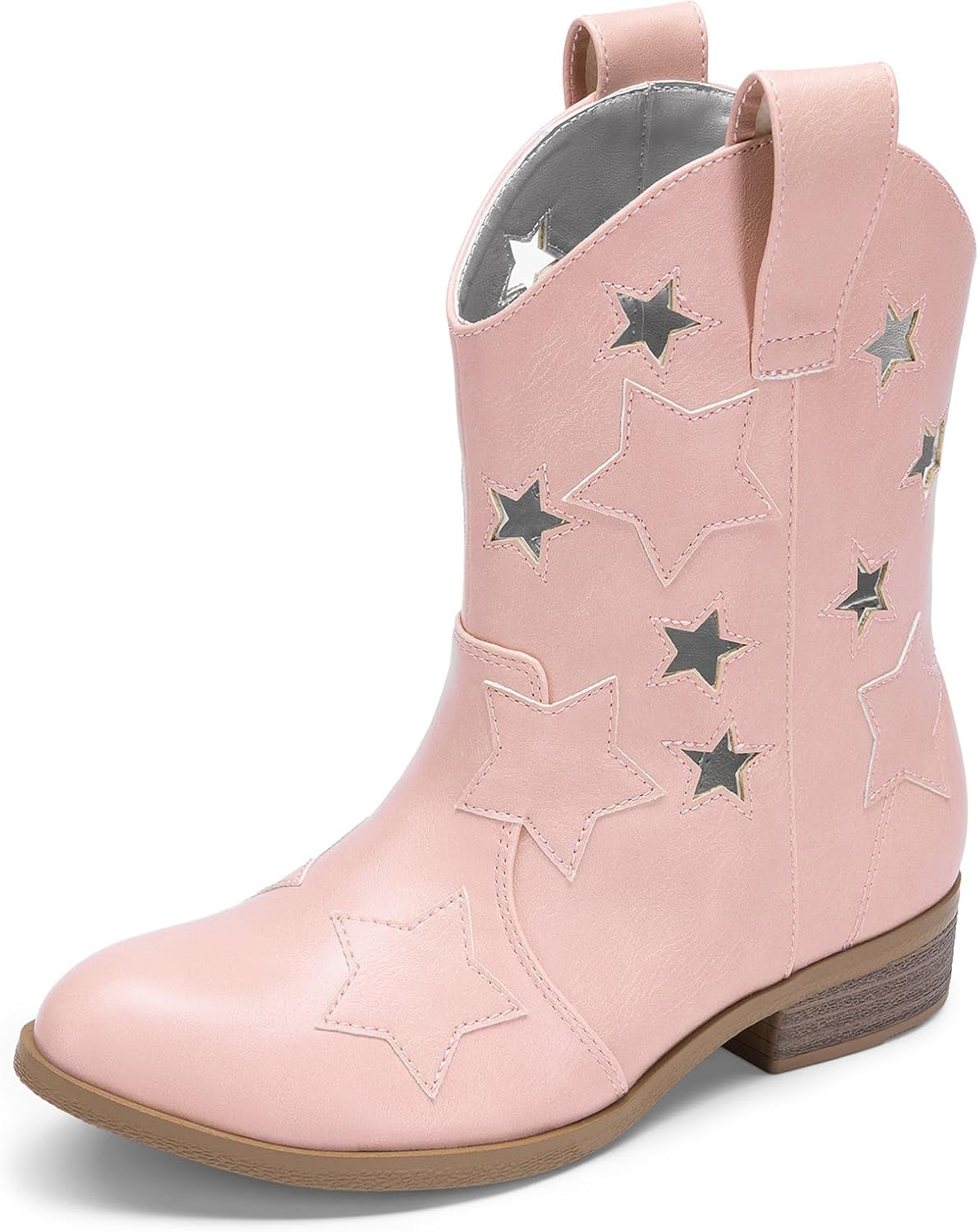 DREAM PAIRS Girls Cowgirl Boots for Stylish Toddler Girls