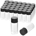 20ML Glass Sample Vials 100 Pack - Leakproof Clear Borosilicate Vials