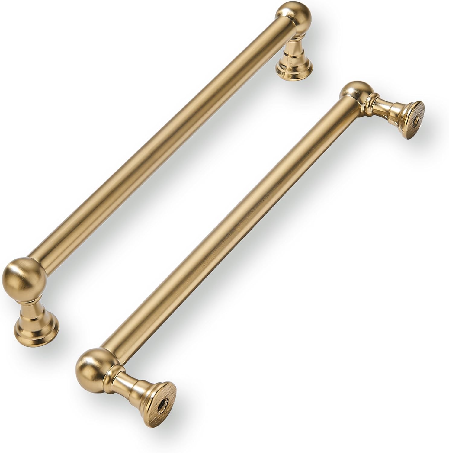 Durable 8 Inch Hole Center Champagne Bronze Cabinet Pulls Set