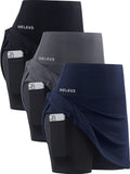 NELEUS Women's Lightweight Running Shorts for Yoga with Pocket