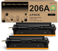 206A Toner Cartridges Black Pack of 2 - Reliable High Yield Prints