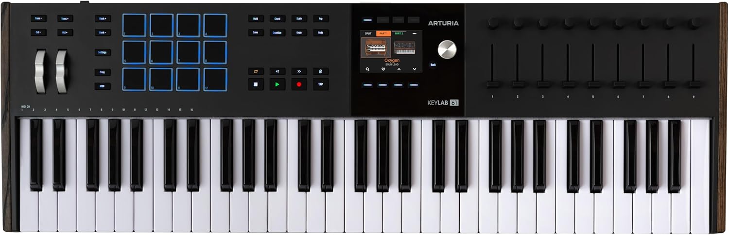 Arturia KeyLab 61 mk3 Black 61 Key USB MIDI Controller Review