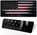 Gaming Mouse Pad American Flag XL Mouse Mat 31.5 x 11.8 in - Smooth