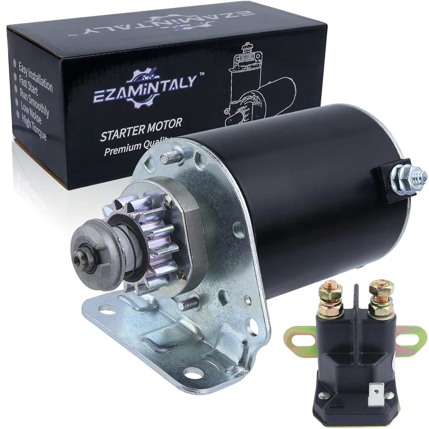 Starter Motor & Solenoid Relay for Cub Cadet RZT17 RZT42 2004-2006