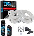 TRQ Front Brake Pad & Rotor Kit for Saturn SC SL SW Models