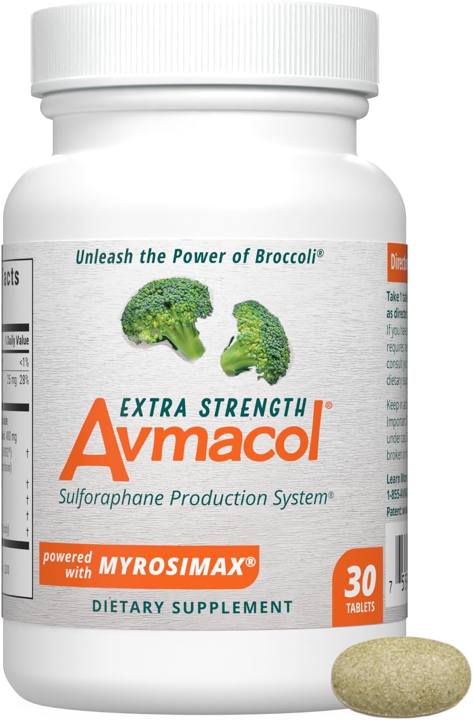 Avmacol Extra Strength Sulforaphane Supplement for Detox Support