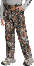 BASSDASH Invis Kids Youth Stretch Hunting Pants - Durable Comfort