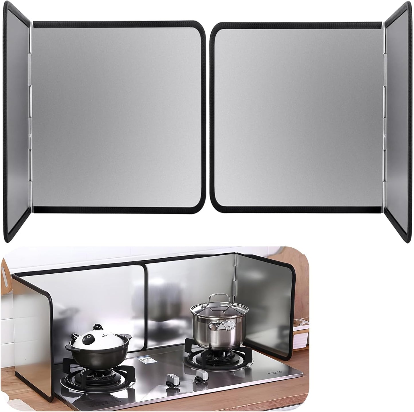 Grease Shield for Mess-Free Cooking!