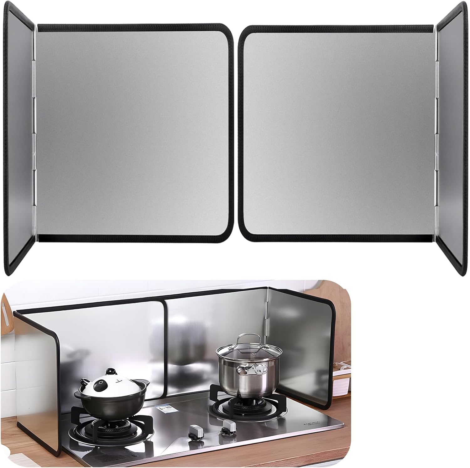 Grease Shield for Mess-Free Cooking!