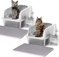 Extra Large Stainless Steel Cat Litter Box with Lid - Durable, Easy