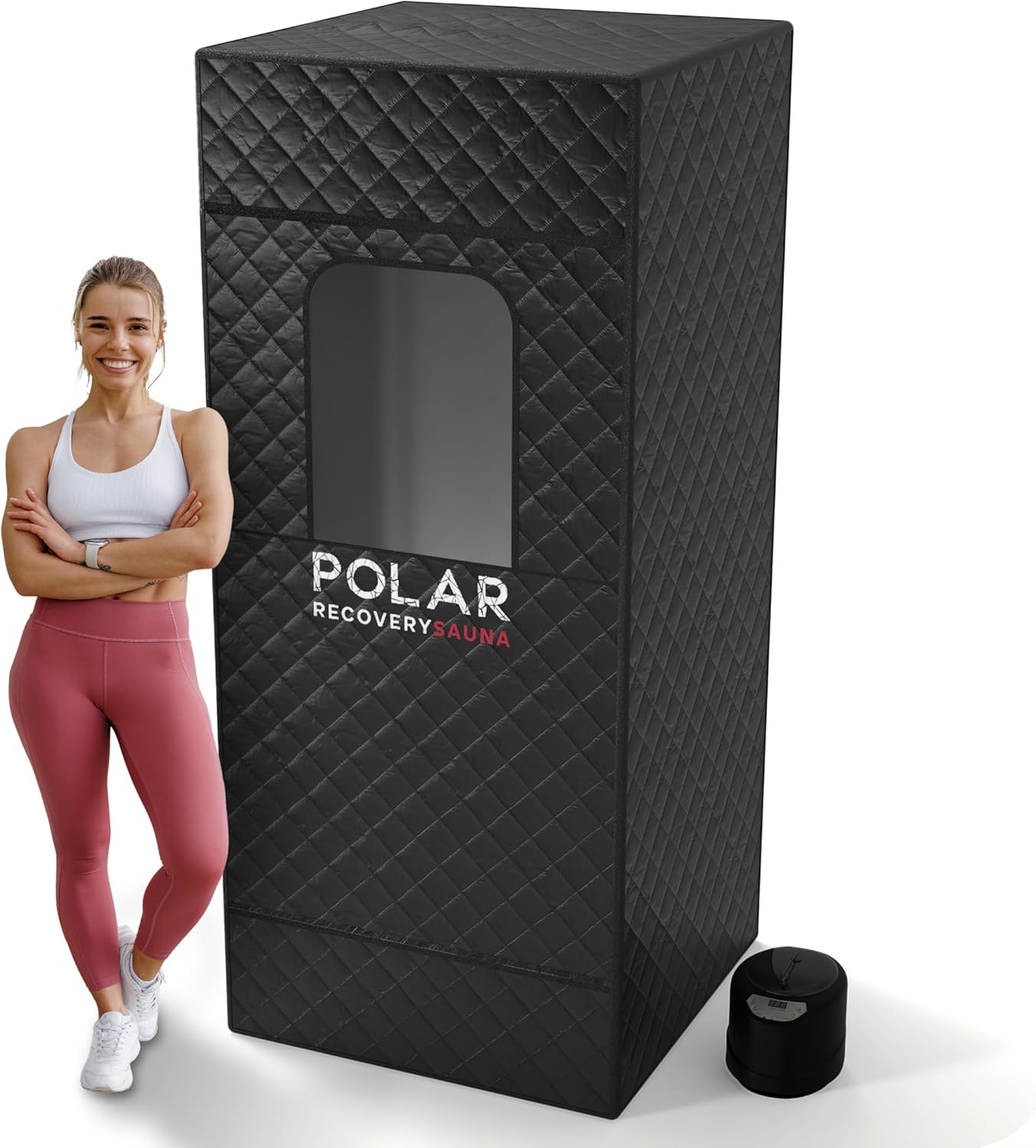Portable Steam Sauna for Quick Recovery, Black