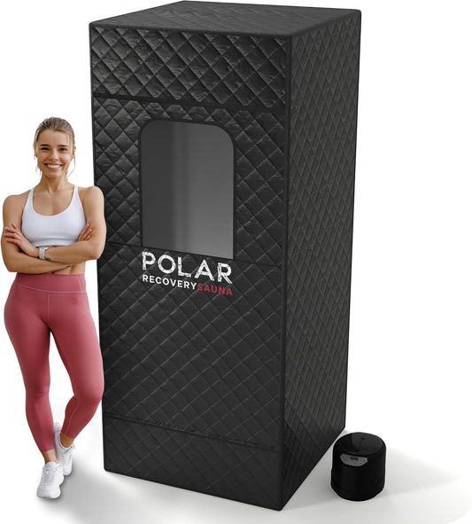 Portable Steam Sauna for Quick Recovery, Black