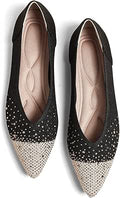 Semwiss Womens Ballet Flats Comfortable Pointed Toe Leopard - Everyday