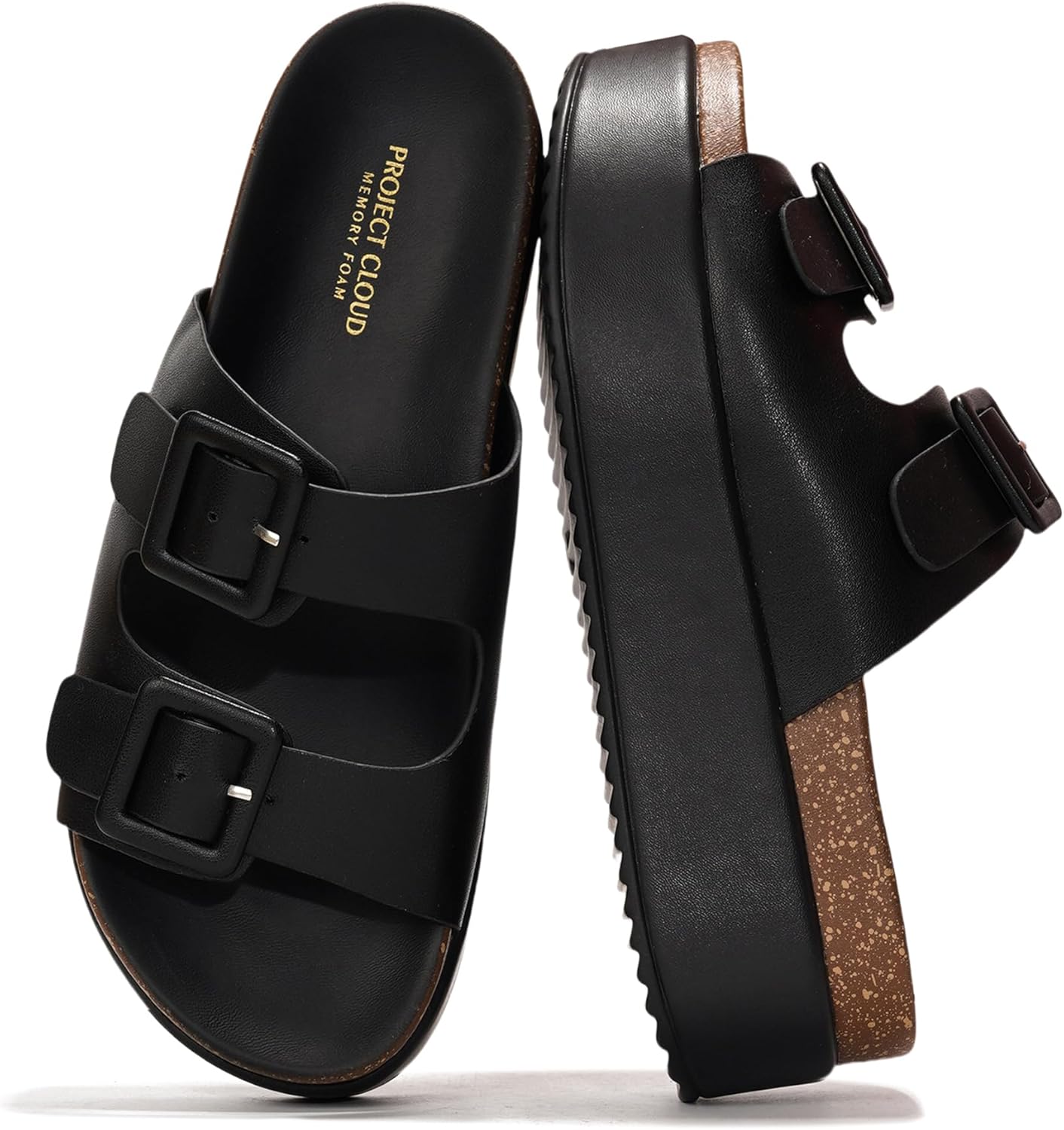 Project Cloud Wedge Platform Sandals for Women - Beach Essential