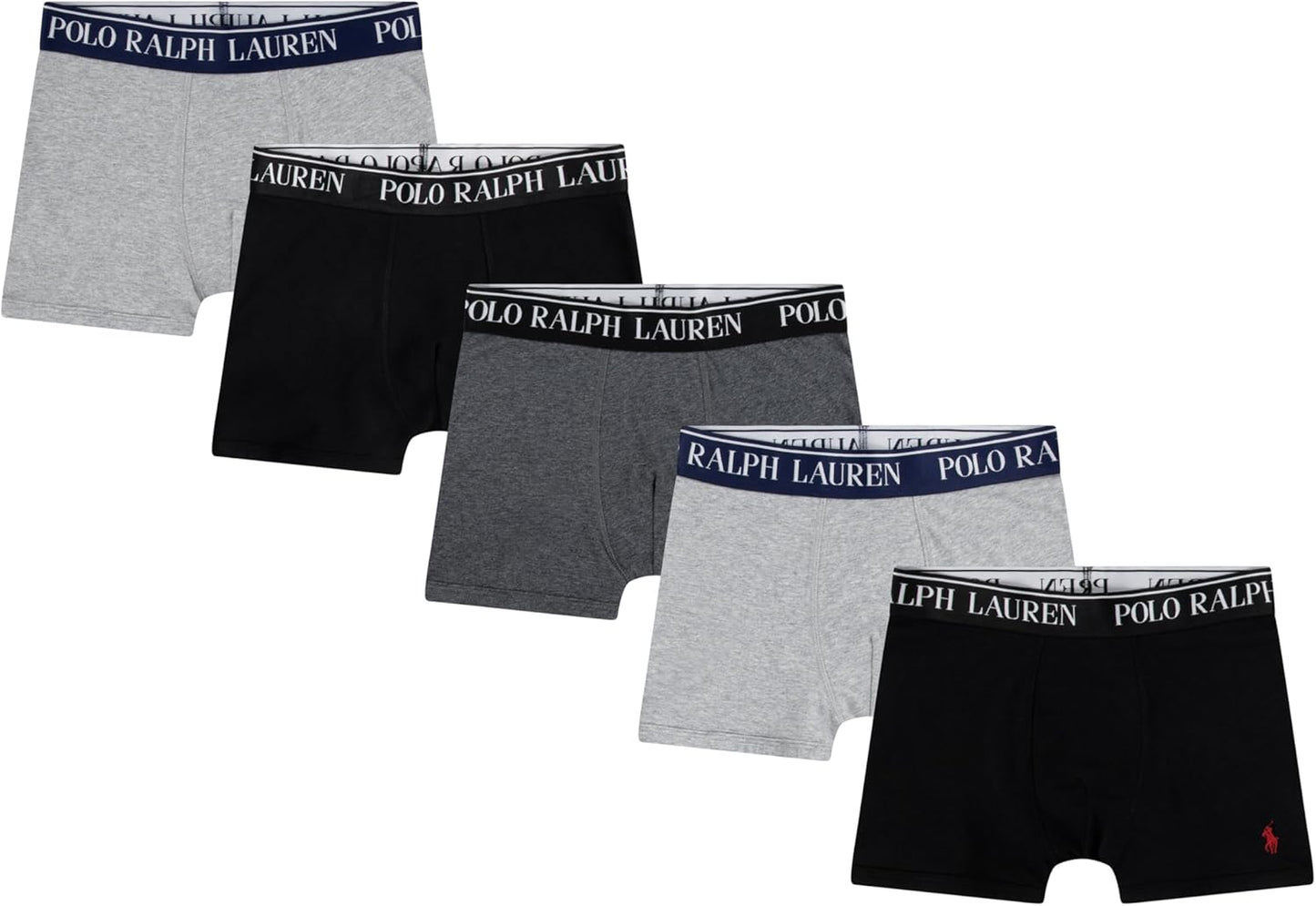 POLO RALPH LAUREN Boys 5-Pack Boxer Briefs for Ultimate Comfort