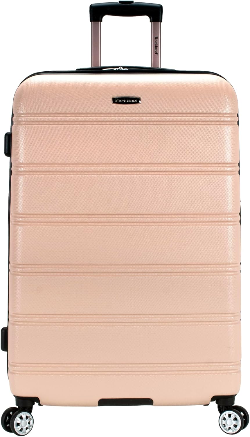 Rockland Melbourne Hardside Expandable Luggage with Spinner Wheels