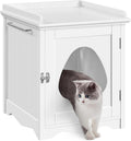 Cat Litter Box Enclosure - Hidden Litter Cabinet and Pet House