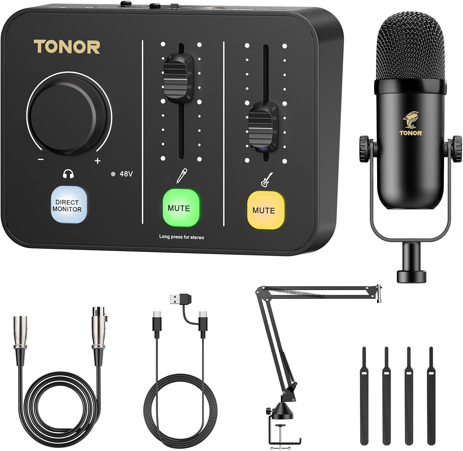 TONOR Podcast Equipment Bundle for Professional Recording Needs