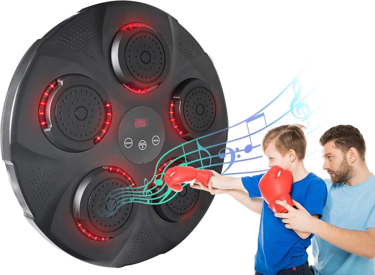 Kids' Electronic Music Boxing Pad - Focus & Agility Training