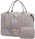 LOVEVOOK Travel Duffle Bag with Shoe Compartment for Women