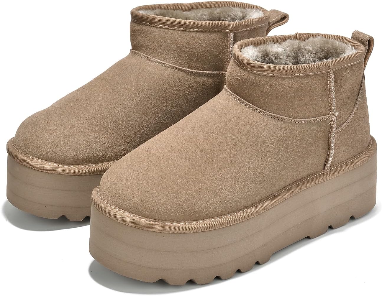 Project Cloud Genuine Leather Ankle Boots for Women - Stylish & Warm