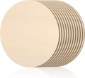 16 Inch Round Wood Circles Unfinished Round Wood Cutouts for Crafts