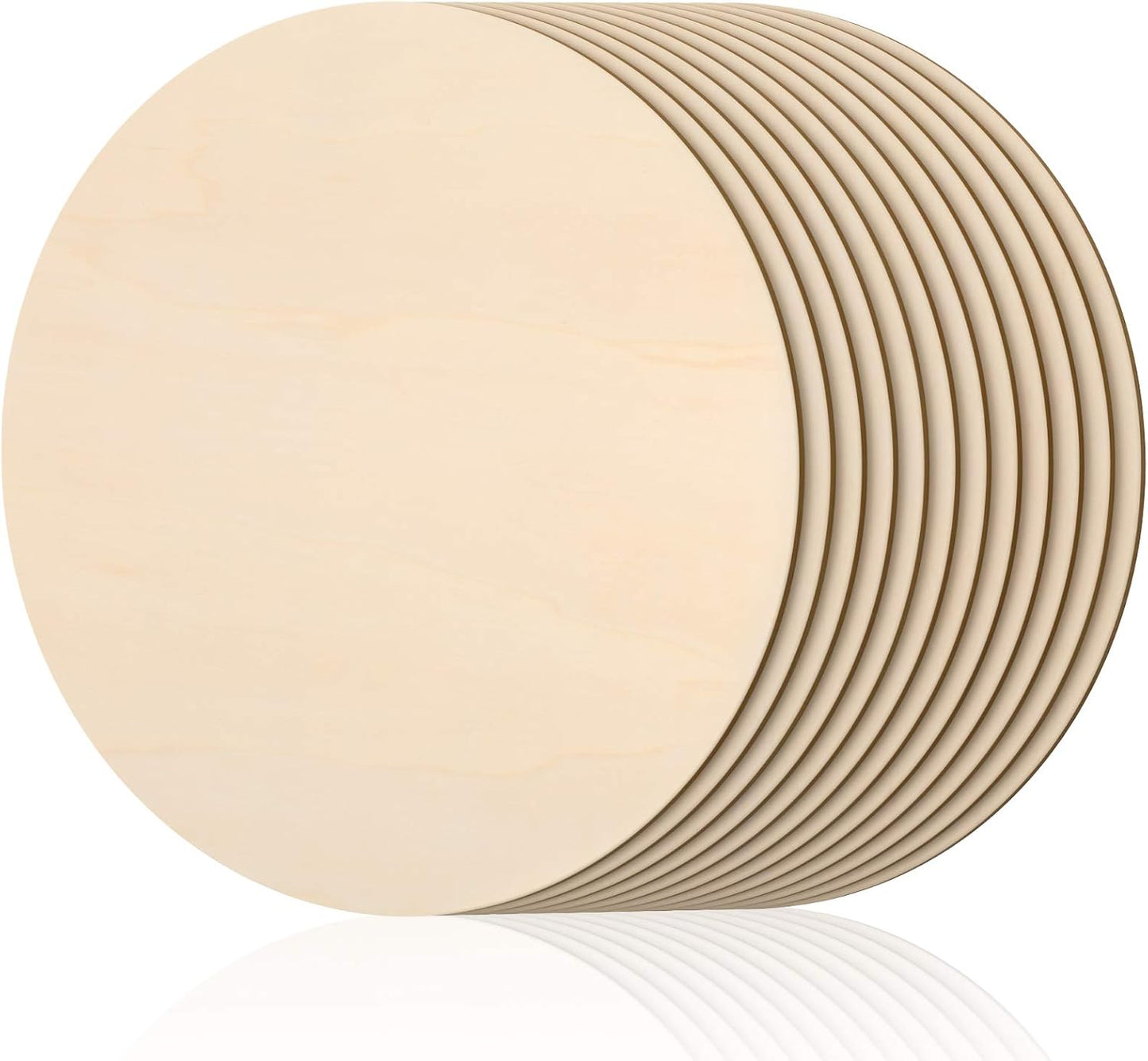 16 Inch Round Wood Circles for Crafts and DIY Projects