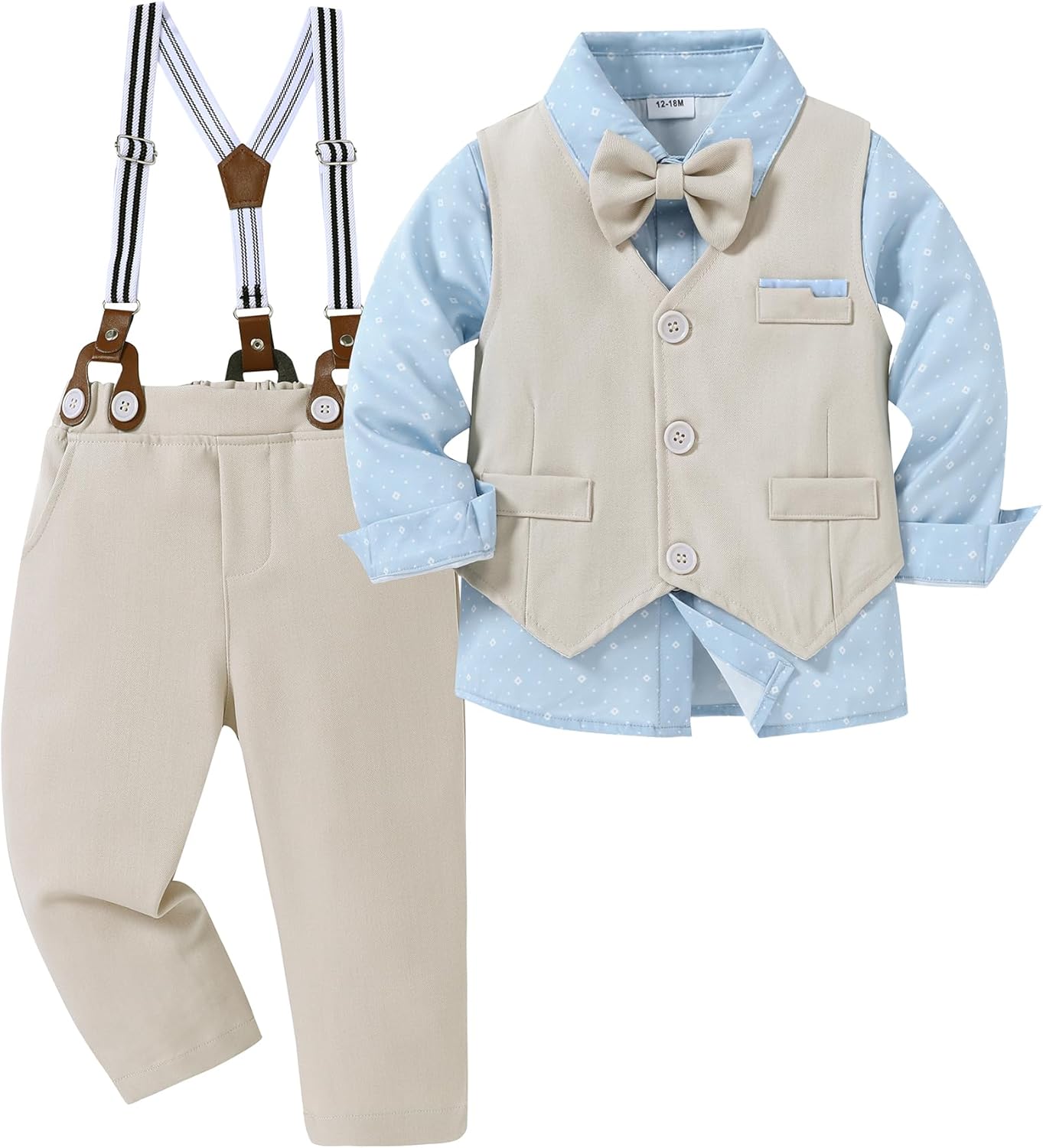 Toddler Baby Boy Clothes Suit for Weddings and Formal Events