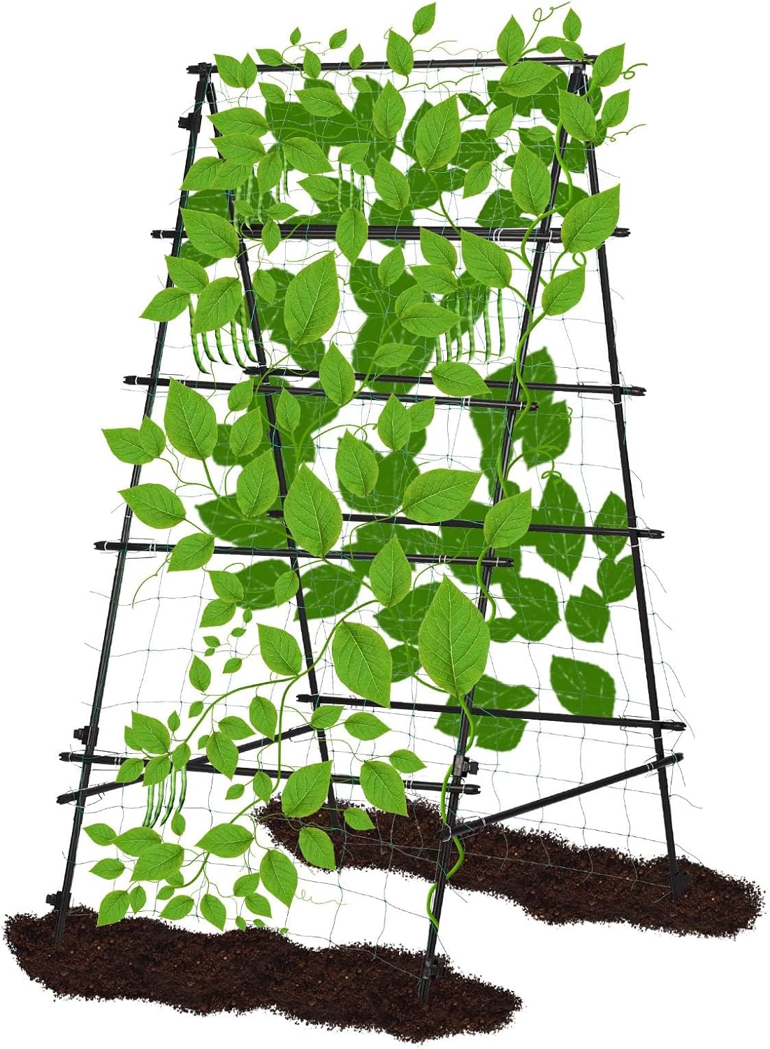 Lalahoni Garden Trellis for Climbing Plants, 6ft Tall Support