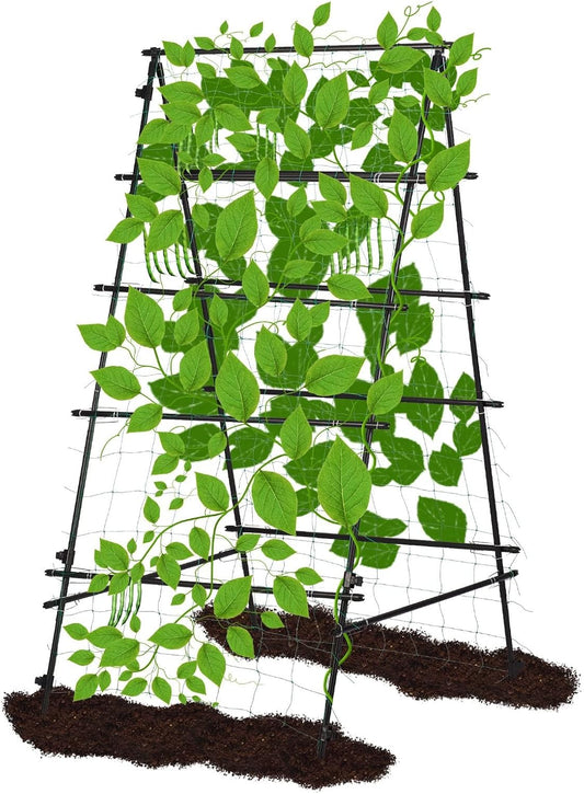 Lalahoni Garden Trellis for Climbing Plants, 6ft Tall Support
