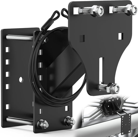 PAULINN Trailer Spare Tire Mount for 4 to 8 Lug Wheels