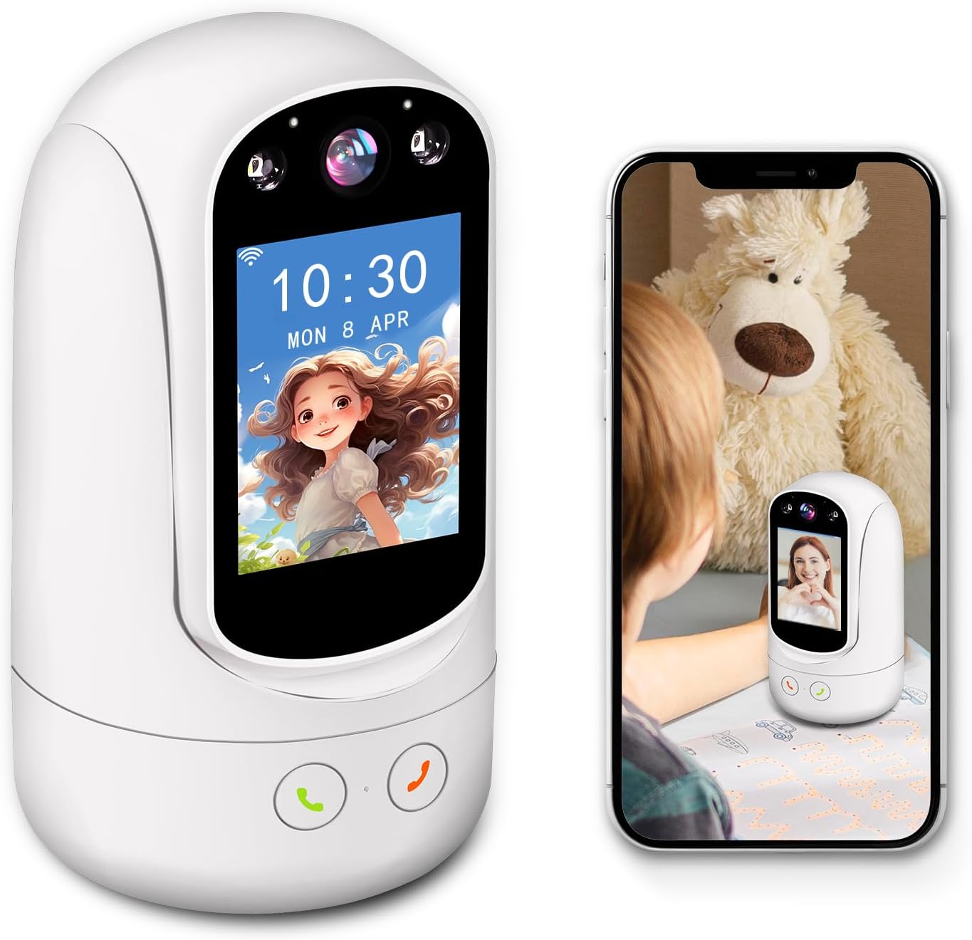 BROTEX Two Way Pet Camera: Night Vision & Motion Detection