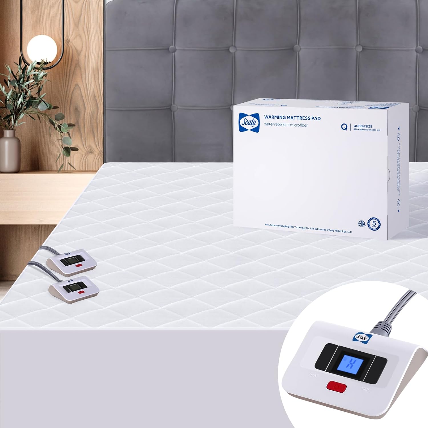 Sealy Heated Mattress Pad Queen Size for Ultimate Comfort
