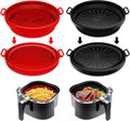 2 Pcs Reusable Silicone Air Fryer Liners - Upgrade Your Cooking!