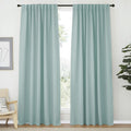 NICETOWN Blackout Curtain Panels for Bedroom - Aqua Blue 70x84