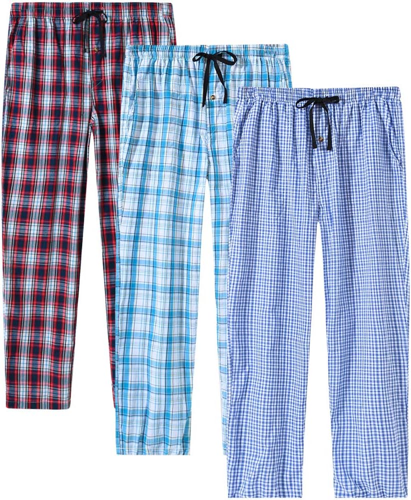 MoFiz Men's Pajama Pants Ultra Lightweight Sleepwear Bottoms