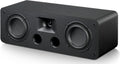 Center Channel Speaker with Dual 4-in Woofers and Silk Tweeter - Clear
