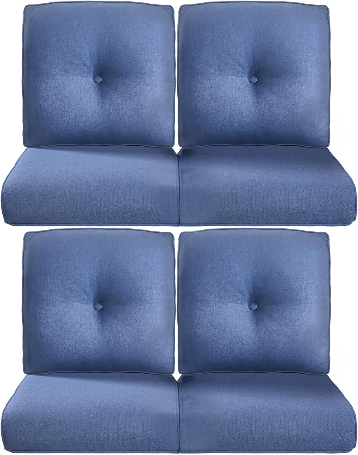 Pop 22x25/22x24 Outdoor Chair Cushions Set of 4 for Comfort