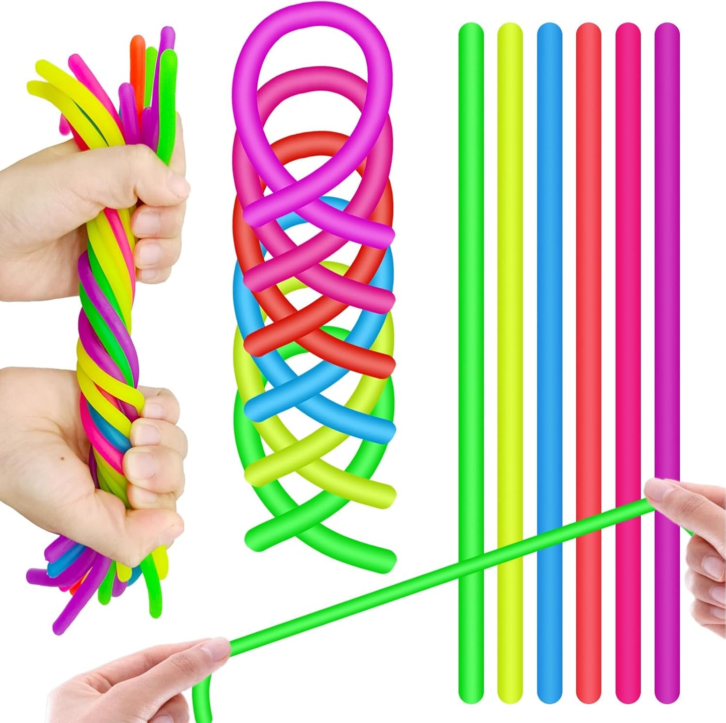 Colorful Monkey Noodles Toys for Anxiety Relief and Fun