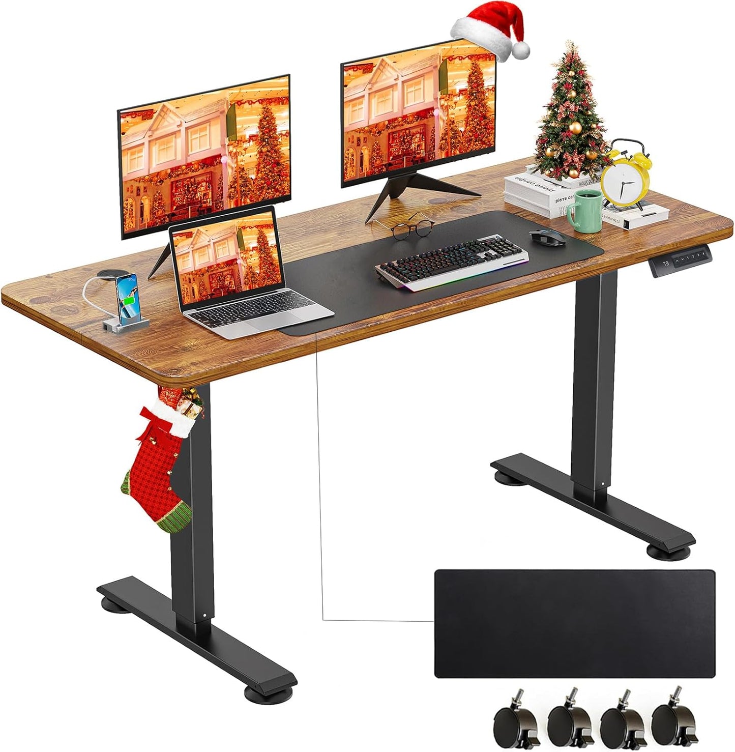 farexon 55 Electric Standing Desk - Mobility & Convenience