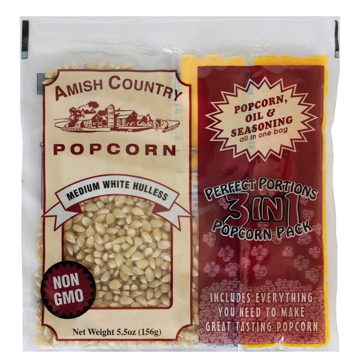 Amish Country Popcorn | Convenient All-In-One Packs