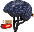 Kids/Toddler Bike Helmet XS-S - Rear Light, Adjustable Fit